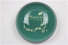 Masters Tournament Logo Glass Paperweight