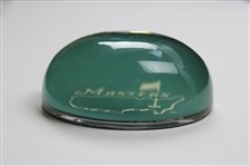 Masters Tournament Logo Glass Paperweight