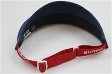 Bubba Watson Signed Personal PING Red, White & Blue USA 'BUBBA' Visor JSA ALOA