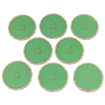 Augusta National GC 2025 Masters Tournament Ltd Set of Eight (8) Coasters in Box