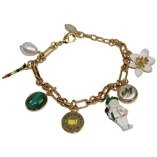 Masters Tournament Charm Bracelet by Mignonne Gavigan in Original Bag/Box
