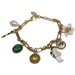 Masters Tournament Charm Bracelet by Mignonne Gavigan in Original Bag/Box