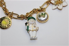 Masters Tournament Charm Bracelet by Mignonne Gavigan in Original Bag/Box