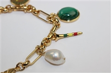 Masters Tournament Charm Bracelet by Mignonne Gavigan in Original Bag/Box
