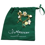 Masters Tournament Charm Bracelet by Mignonne Gavigan in Original Bag/Box