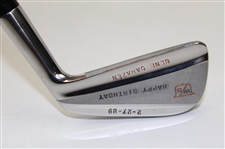 Gene Sarazen Wilson Happy Birthday Celebration Gifted Mini 5 Iron - 2-27-89