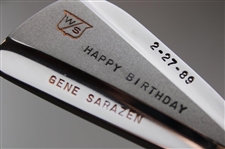 Gene Sarazen Wilson Happy Birthday Celebration Gifted Mini 5 Iron - 2-27-89