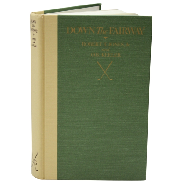 Ben Hogans Personal Copy of 1927 Down the Fairway by Jones and Keeler