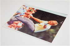 Jack Nicklaus Signed Raising Putter from 1986 Masters 8x10 Photo JSA ALOA