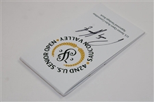 Champion Padraig Harrington Signed 2022 US Sr Open at Saucon Valley Yardage Guide JSA ALOA