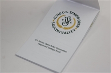 Champion Padraig Harrington Signed 2022 US Sr Open at Saucon Valley Yardage Guide JSA ALOA