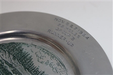 1954 Pine Valley 36 Holes Group B Runner Up Trophy Plate - Nov 6th & 7th