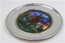 Centennial Of Golf In America Pewter Plate w/ CB MacDonald