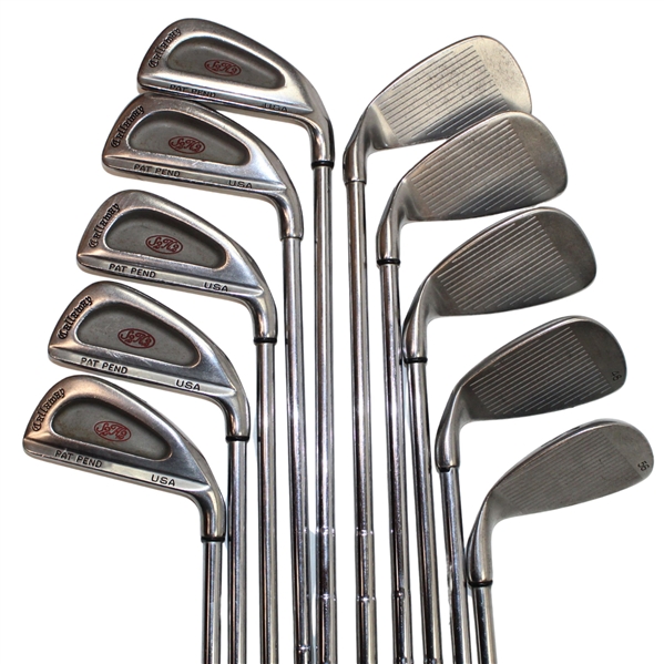 c.1990s Callaway S2H2 Pat Pend Irons & 56 Degree Wedge