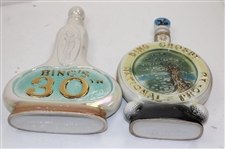 Two (2) Bing Crosby Pro-Am Liquor Decanters - 1966 & 1967