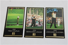 Masters Cards & Upper Deck Cards Including Jack Nicklaus Majors 