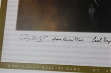 2008 & 2009 World Golf Hall of Fame Inductee Posters 
