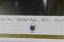 2008 & 2009 World Golf Hall of Fame Inductee Posters 