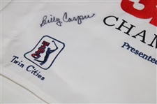 Billy Casper & Hal Sutton Signed Champions Tour 3M Championship Flag JSA ALOA
