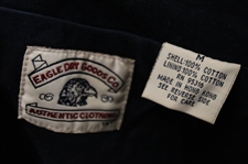 Chi Chi Rodriguez's Personal Eagle Dry Goods Co. Navy Blue Zip Up Coat - M