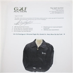 Chi Chi Rodriguez's Personal Eagle Dry Goods Co. Navy Blue Zip Up Coat - M