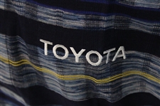 Chi Chi Rodriguez's Personal Descente International Collection Blue, Navy & Gray Polo w/Sponsor - M