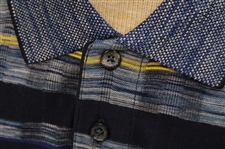 Chi Chi Rodriguez's Personal Descente International Collection Blue, Navy & Gray Polo w/Sponsor - M