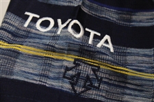 Chi Chi Rodriguez's Personal Descente International Collection Blue, Navy & Gray Polo w/Sponsor - M