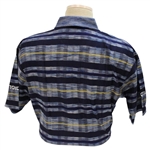 Chi Chi Rodriguez's Personal Descente International Collection Blue, Navy & Gray Polo w/Sponsor - M