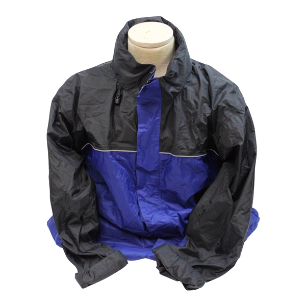 Chi Chi Rodriguezs Personal Sierra Sport Blue & Black Rain jacket - XL