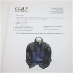 Chi Chi Rodriguez's Personal Sierra Sport Blue & Black Rain jacket - XL