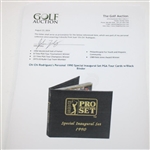 Chi Chi Rodriguez's Personal 1990 Special Inaugural Set PGA Tour Cards w/Black Binder