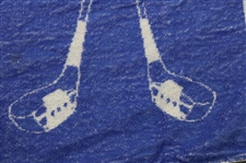 Chi Chi Rodriguez's Personal 1989 Oak Hills Country Club Charity Tournament Blue & White Beach Towel