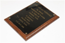Four (4) Chi Chi Plaques/Awards - Coast Guard, Max Snyder & more