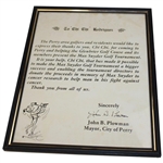 Four (4) Chi Chi Plaques/Awards - Coast Guard, Max Snyder & more