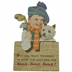 Put All Your Troubles In Your Old Golf Bag And Smile Smile Smile St. Andrews Card