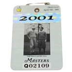 Collection of Five Masters Tournament Spectator Badges, 1997-2019, Tiger Woods Victory Years