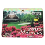 Collection of Five Masters Tournament Spectator Badges, 1997-2019, Tiger Woods Victory Years
