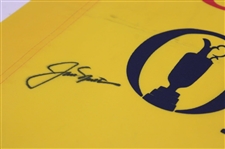 Jack Nicklaus Signed Open Championship Undated Flag JSA ALOA
