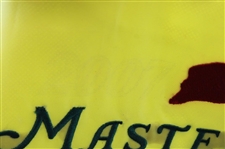 Arnold Palmer Signed Masters Undated Embroidered Flag JSA ALOA
