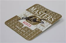 Ben Crenshaw Signed 1984 Masters Tournament SERIES Badge #02573 JSA ALOA