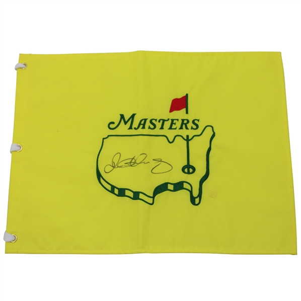 Rory McIlroy Signed Undated Masters Embroidered Flag - Masters Secured Grand Slam JSA ALOA