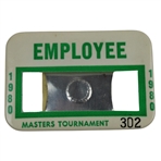 Three (3) Masters Tournament Media Badges 1980, 1981 & 1984