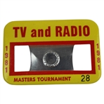 Three (3) Masters Tournament Media Badges 1980, 1981 & 1984