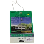 Nicklaus, Snead & Player Signed 1998 Masters Wednesday Practice Round Ticket JSA #G46490