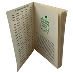 1956 Masters Tournament Spectator Guide - Jack Burke Jr. Winner