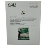 1941 PGA Championship at Cherry Hills Official Program - Vic Ghezzi Winner