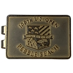 2000 US Open at Pebble Beach Money Clip & Volunteer Badge Tiger Woods 1st US Open