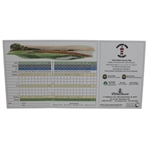 Matt Fitzpatrick & Jordan Spieth Signed Harbour Town Scorecards JSA ALOA