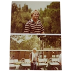 Jack Nicklaus Signed ANGC Scorecard & (2) Original Photos JSA ALOA